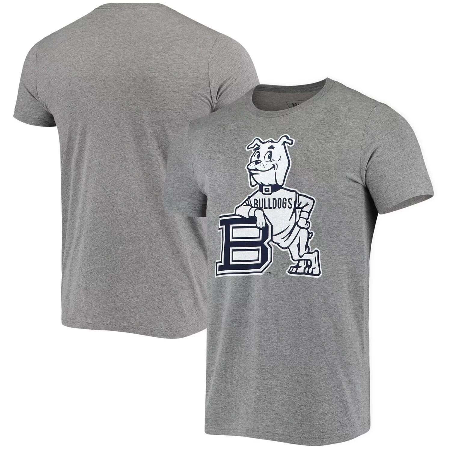 

Мужская футболка Homefield Heathered Grey Butler Bulldogs Vintage Blue Tri-Blend