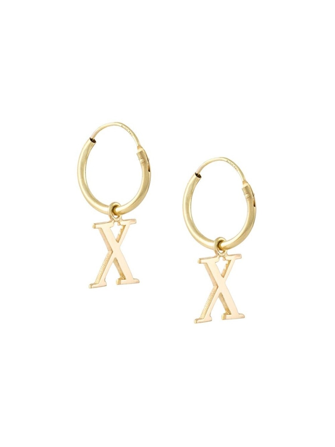 

Серьги 'X' Wouters & Hendrix Gold, металлик