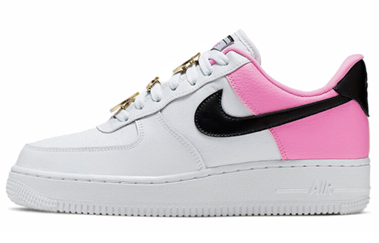 

Nike Wmns Air Force 1 Low SE, Баскетбольные значки, белый/китайская роза