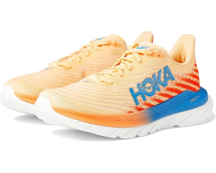 

Кроссовки Hoka Men's Mach 5, цвет Impala/Vibrant Orange