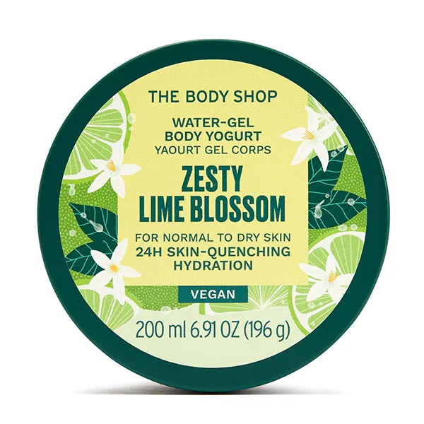 

Увлажняющий крем для тела Water-Gel Body Yogurt Zesty Lime Blossom The Body Shop, 200 ml