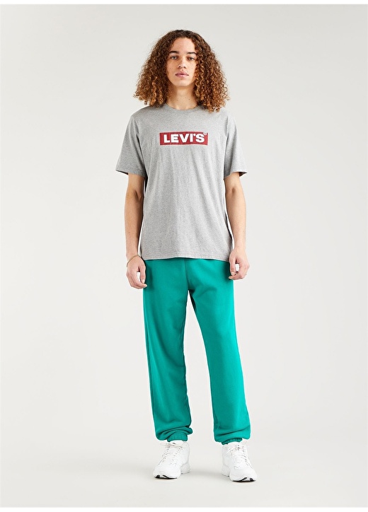 

Белая мужская футболка с круглым вырезом Levis, Белый