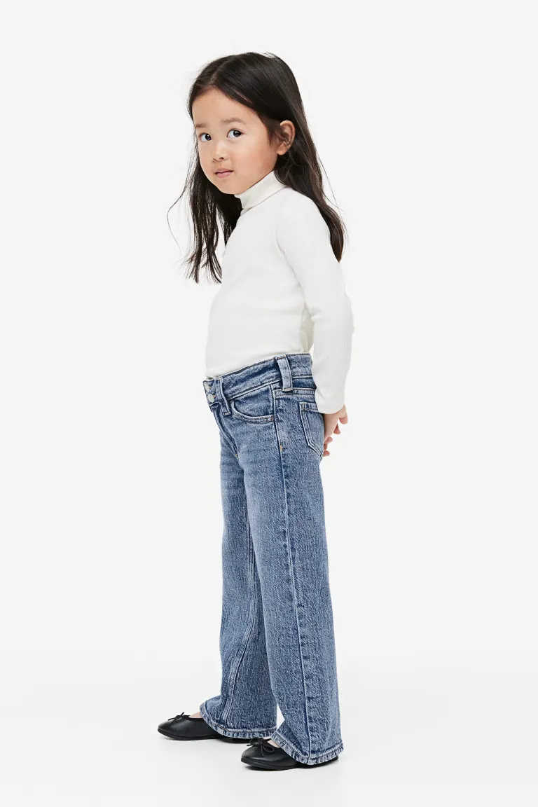

Широкие джинсы H&M, синий