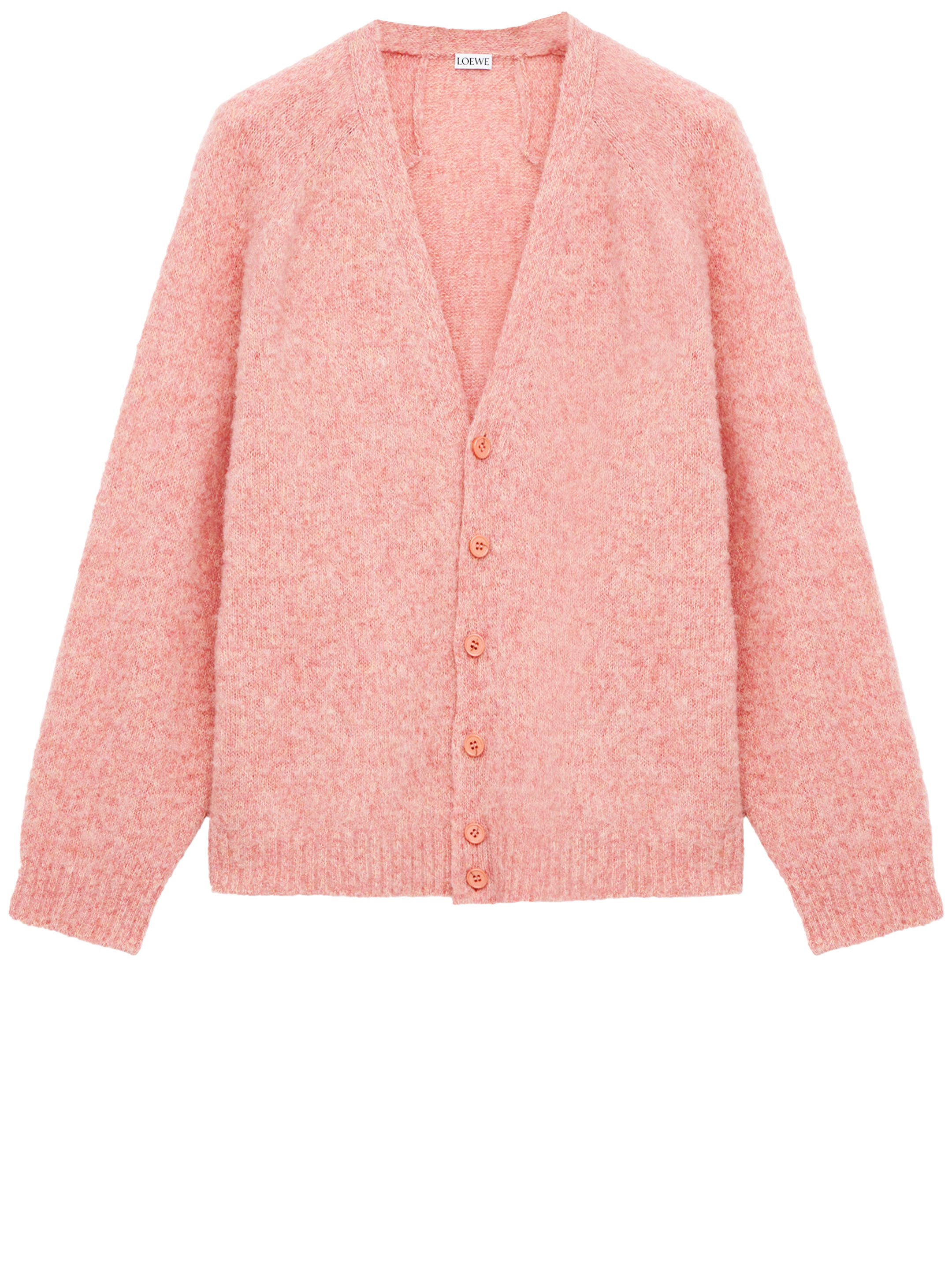Кардиган Loewe Wool, розовый