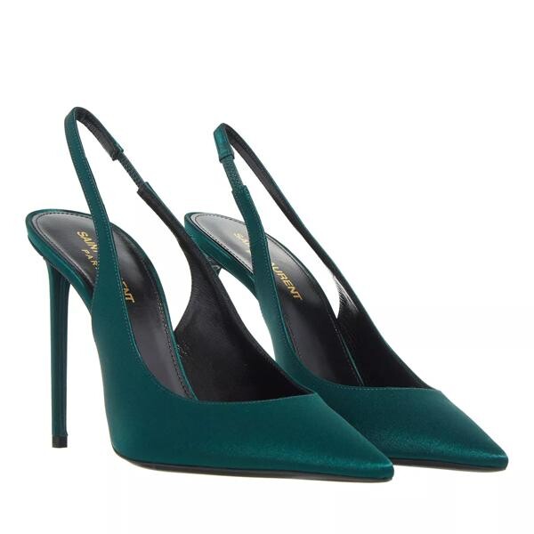 

Туфли slingback-pumps Saint Laurent, зеленый