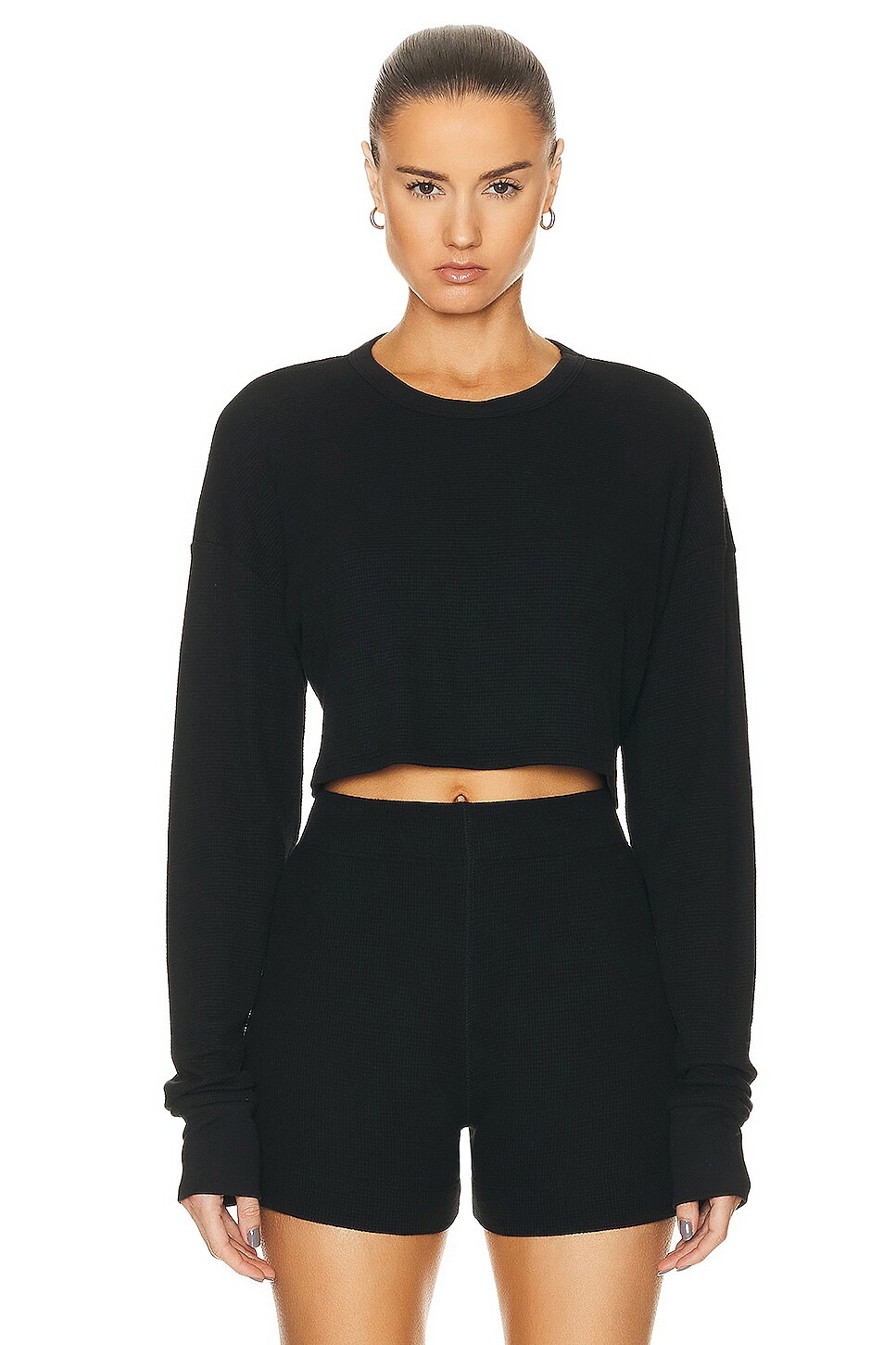 

Топ Eterne Cropped Oversized Thermal, черный