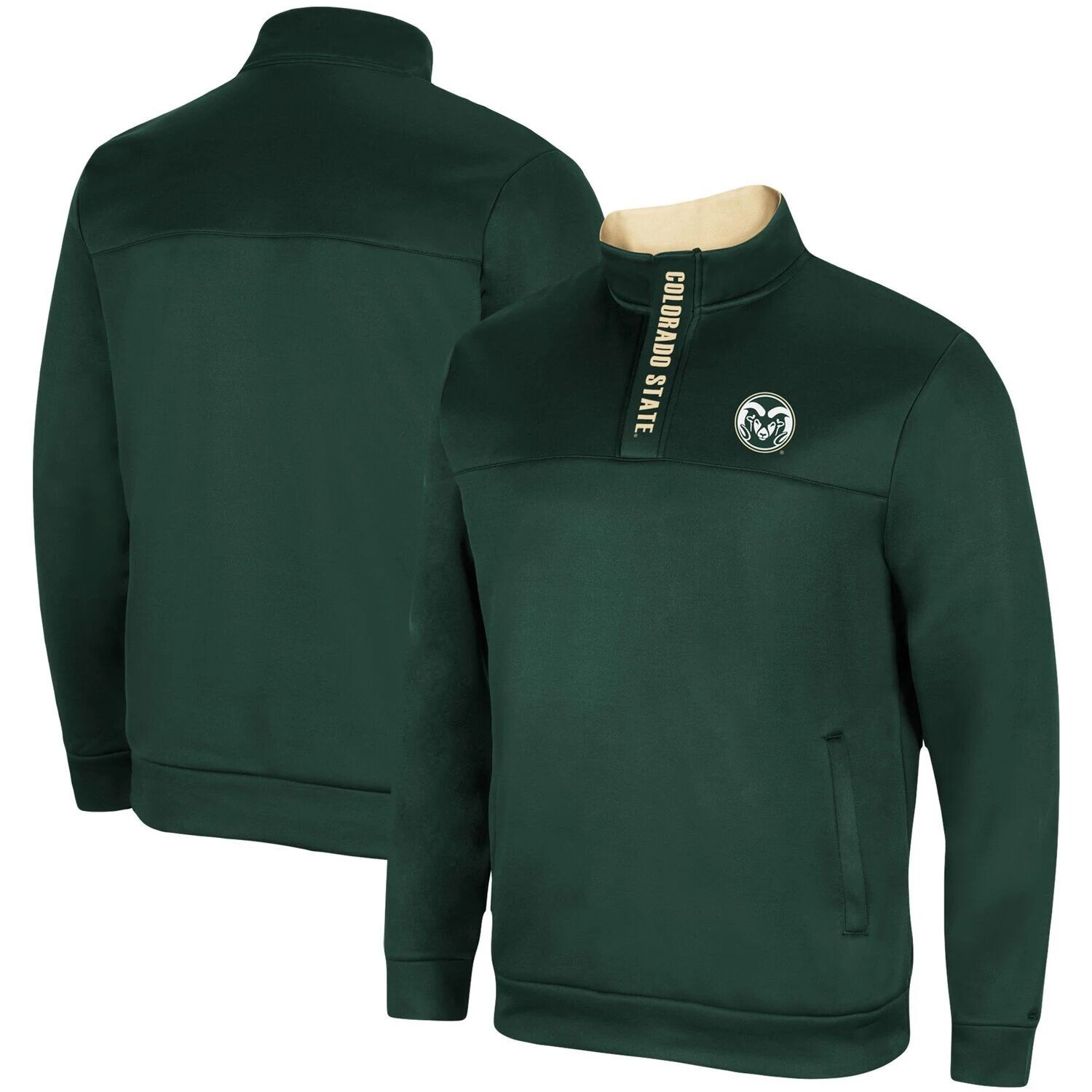 

Мужская зеленая куртка на молнии Colorado State Rams No Tomorrow Colosseum, Зеленый