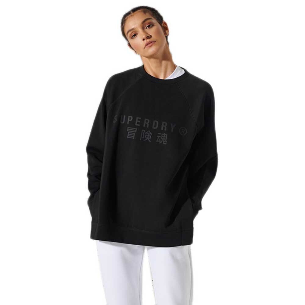 

Толстовка Superdry Graphic Oversized Crew, черный