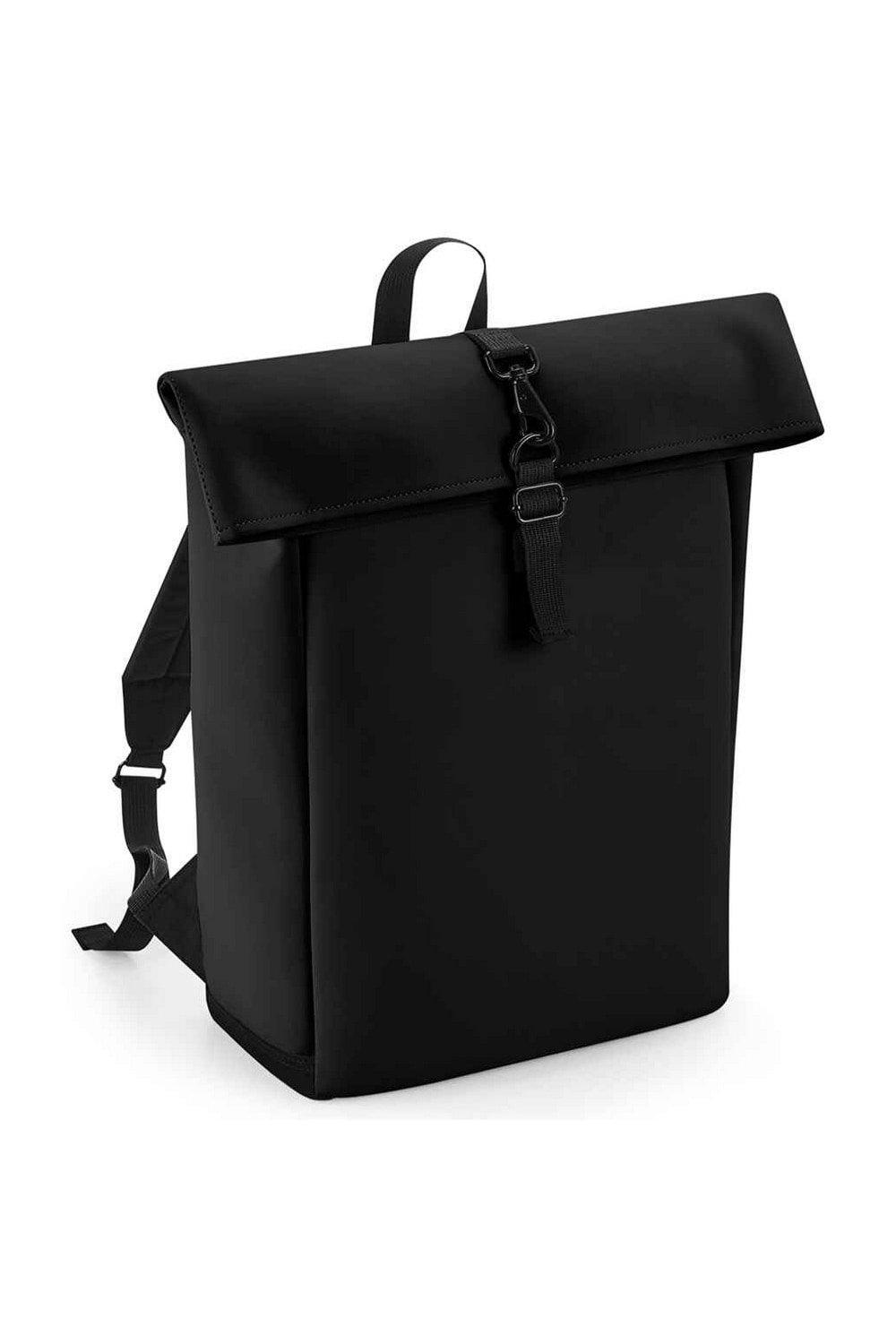 Рюкзак с откидным верхом Bagbase, черный