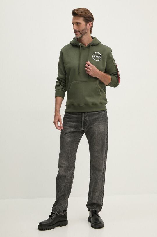 

Толстовка космического корабля Alpha Industries, зеленый