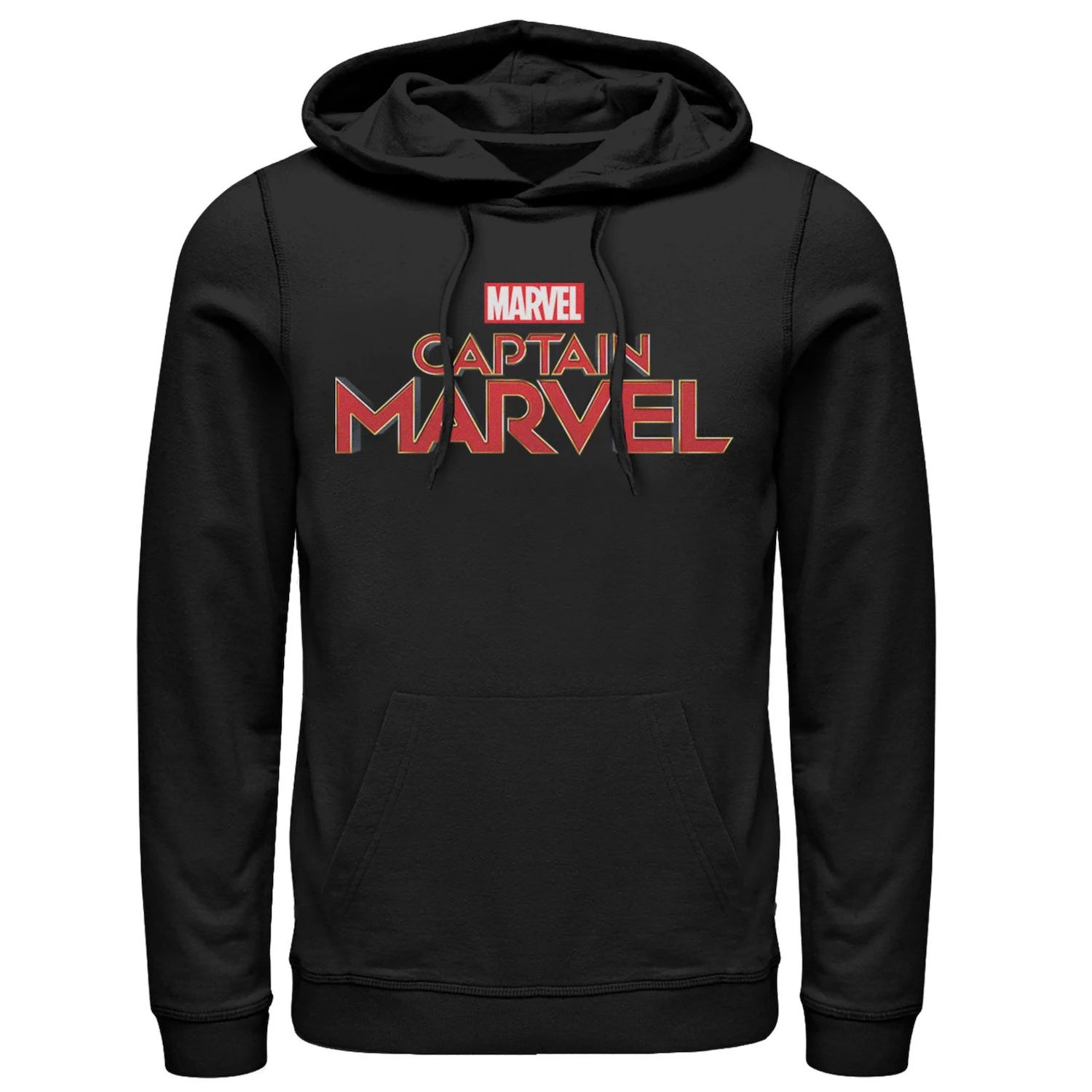 Мужской пуловер с капюшоном и логотипом Marvel Captain Marvel