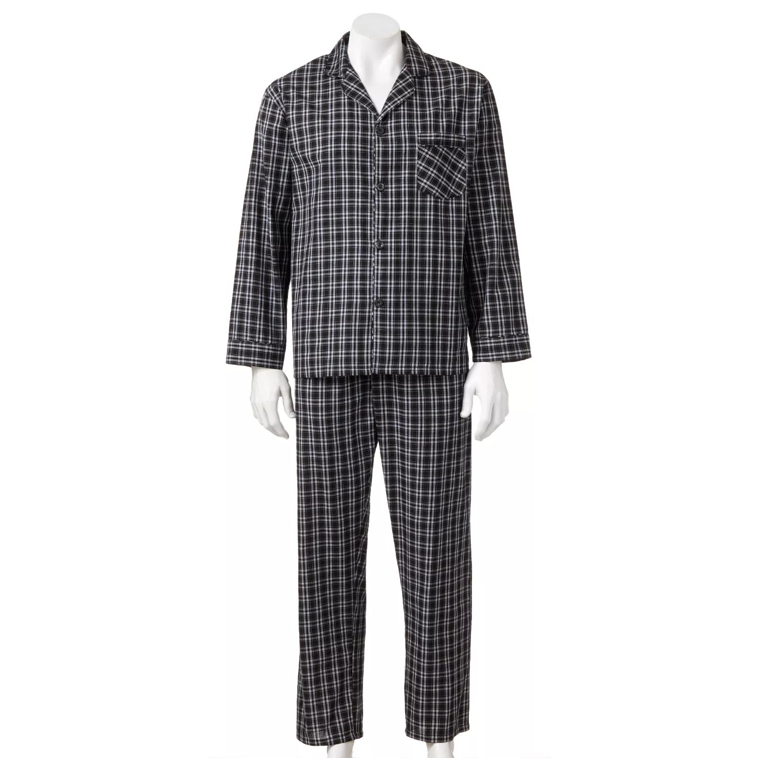 цена Классический пижамный комплект Big & Tall Hanes