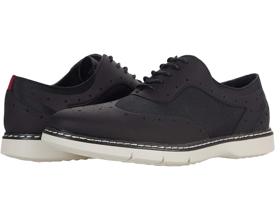 

Оксфорды Stacy Adams Summit Wing Tip Lace-Up Oxford, черный