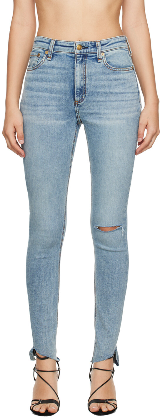 

Джинсы скинни цвета индиго Nina rag & bone