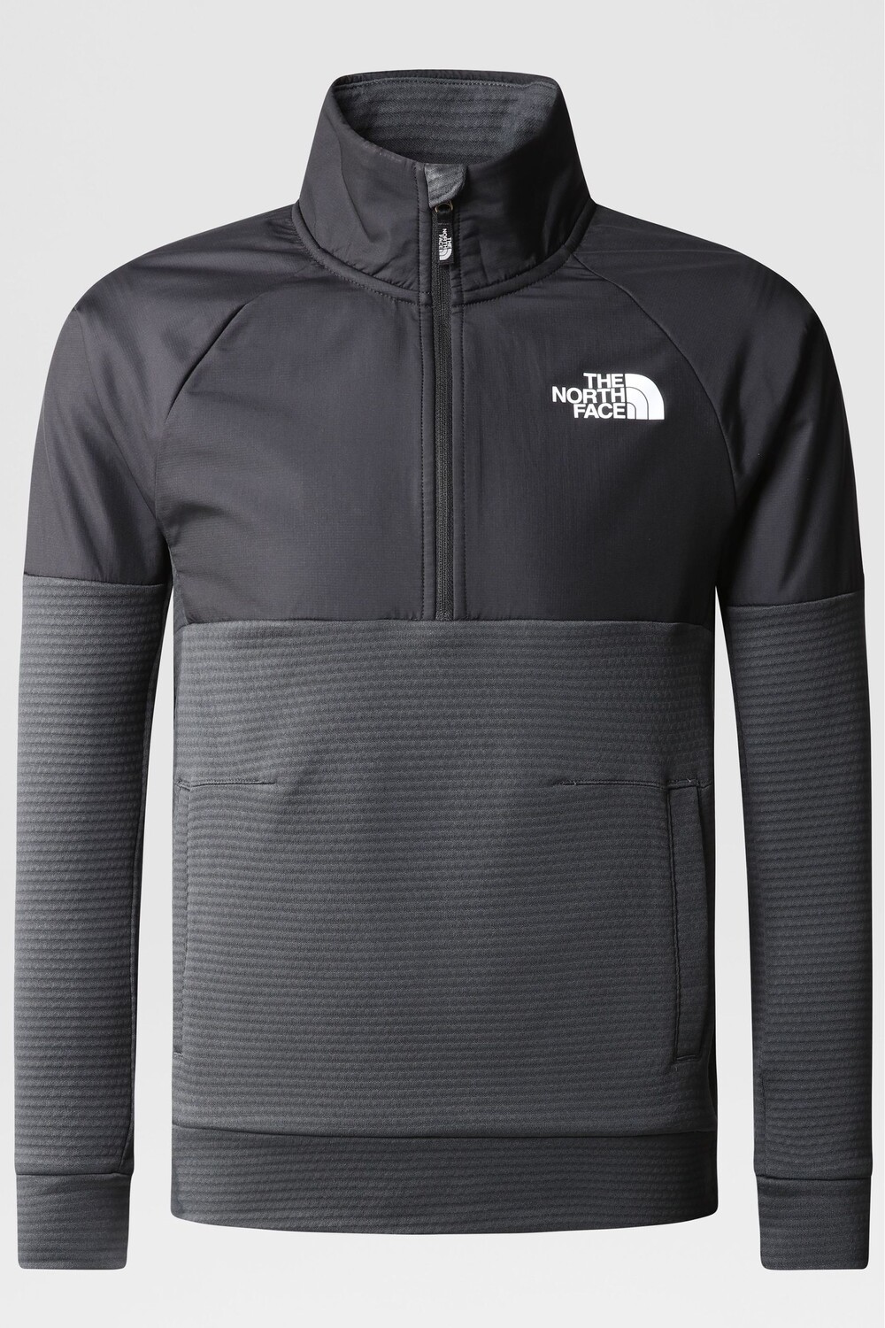 

Толстовка для мальчика на молнии 1/4 The North Face, серый