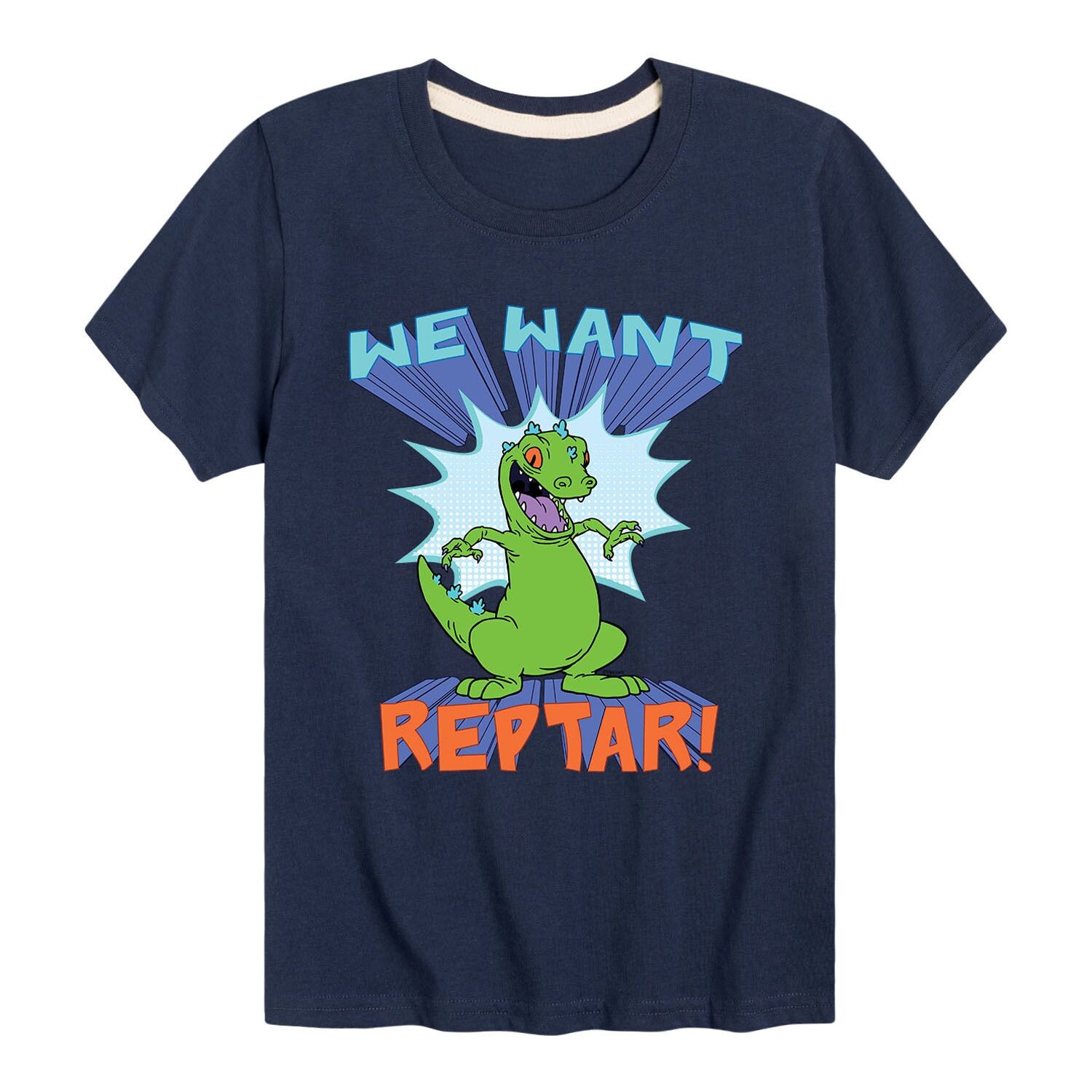 

Футболка с рисунком Reptar для мальчиков 8–20 лет, Rugrats We Want Nickelodeon