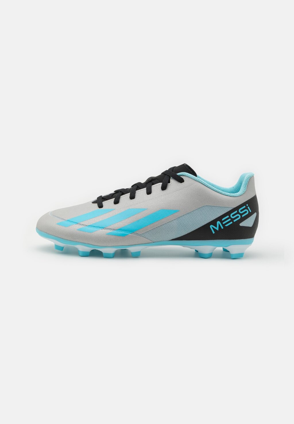 

бутсы с шипами Crazyfast Messi 4 Fxg Adidas, цвет silver metallic/bliss blue/core black