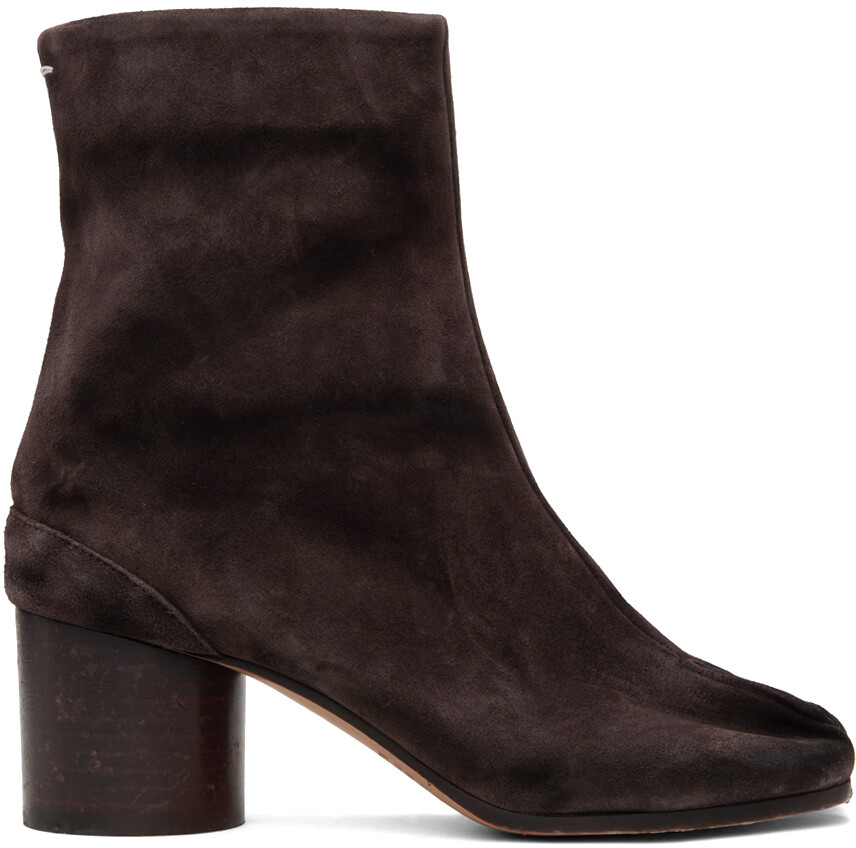 

Коричневые ботильоны Tabi Maison Margiela, цвет Dark brown