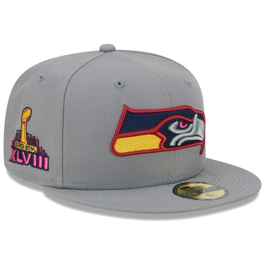 

Бейсболка New Era Seattle Seahawks, серый