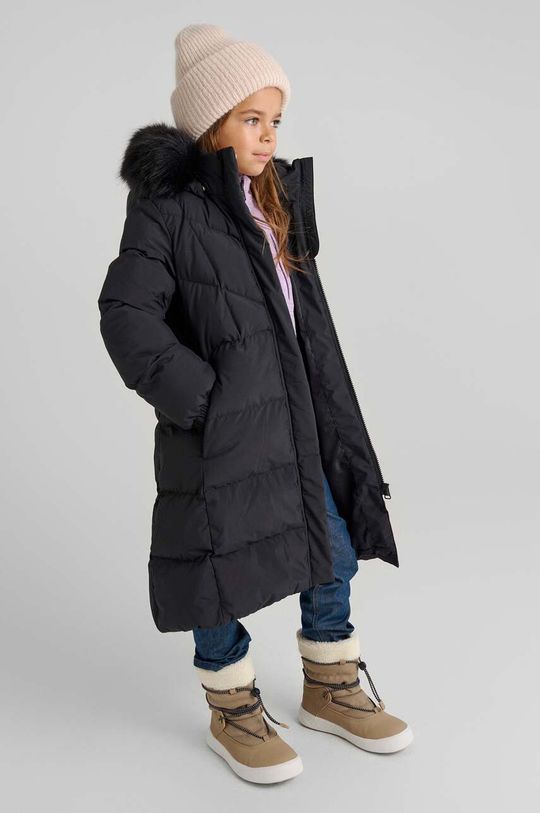 Детская зимняя куртка Reima Siemaus, черный куртка reima siemaus размер 128 розовый