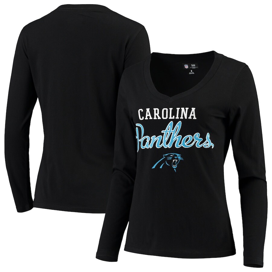 

Футболка с длинным рукавом G-III 4Her by Carl Banks Carolina Panthers, черный
