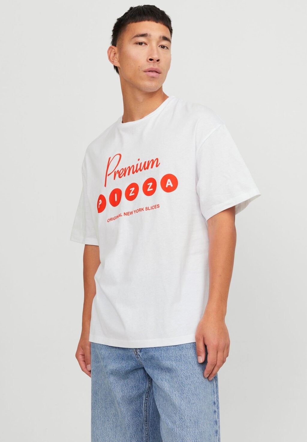 

Футболка с принтом Jprblunewyork Tee Crew Neck Unisex Jack & Jones, белый