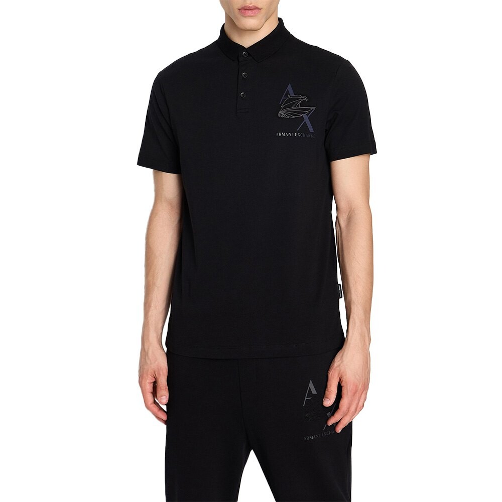 

Поло Armani Exchange 6RZFAL_ZJ9TZ, черный