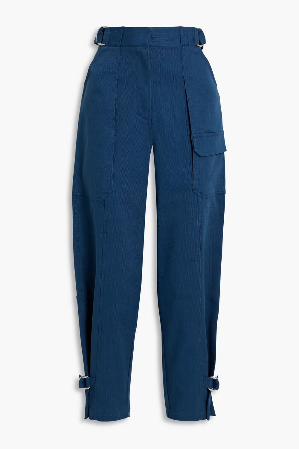 

Брюки карго из хлопкового твила 3.1 Phillip Lim, цвет морской волны