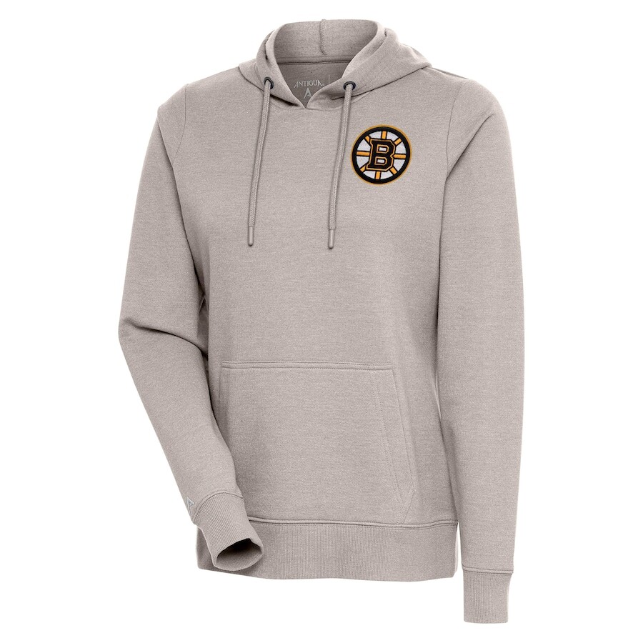 

Пуловер с капюшоном Antigua Boston Bruins, серый