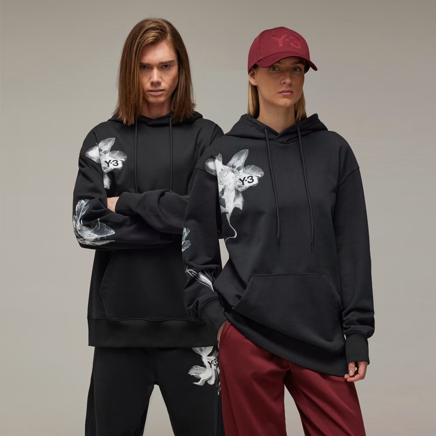 

Толстовка Y-3 с рисунком френч терри Adidas