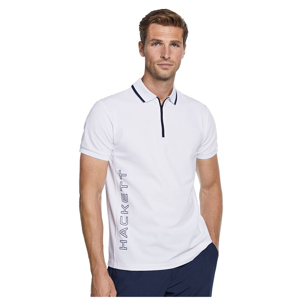

Поло с коротким рукавом Hackett Pro, белый