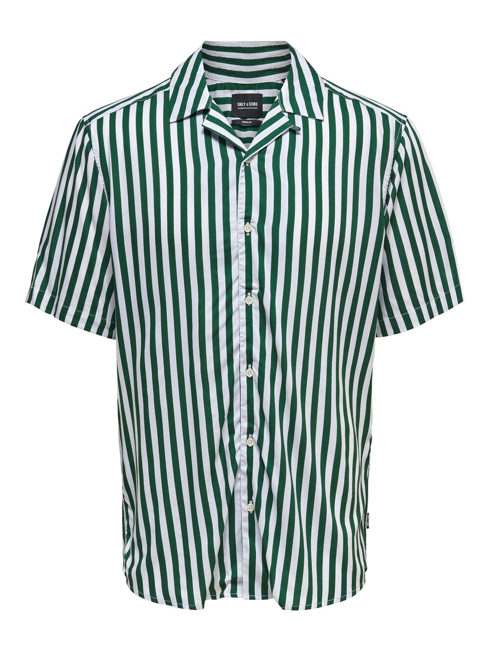 Комфортная рубашка на пуговицах Only & Sons Wayne, темно-зеленый