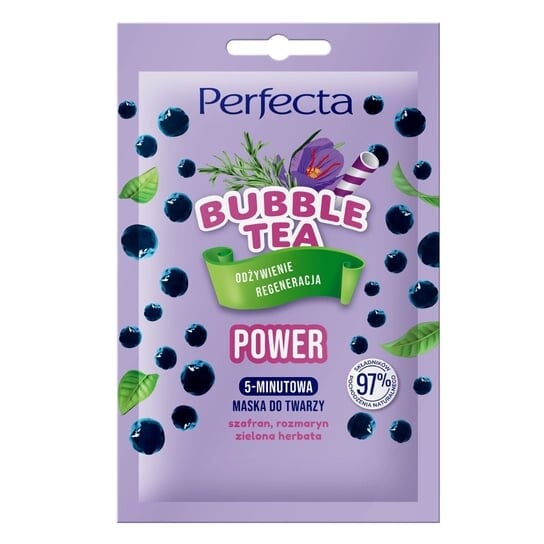 

Маска для лица Bubble Tea Power, 5 минут, 10 мл Perfecta