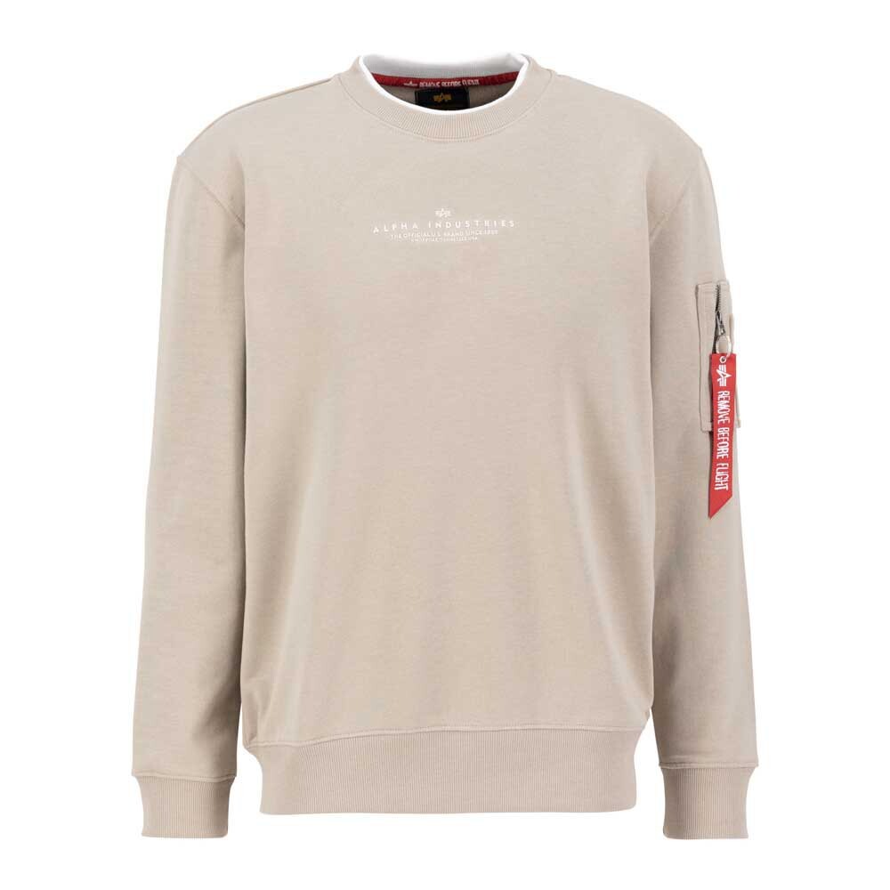 

Толстовка Alpha Industries Double Layer, бежевый