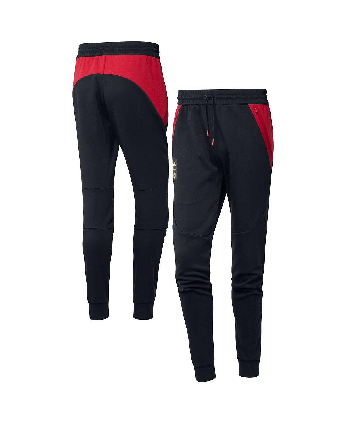 Мужские черные дорожные брюки Player 2023 Atlanta United FC Club adidas