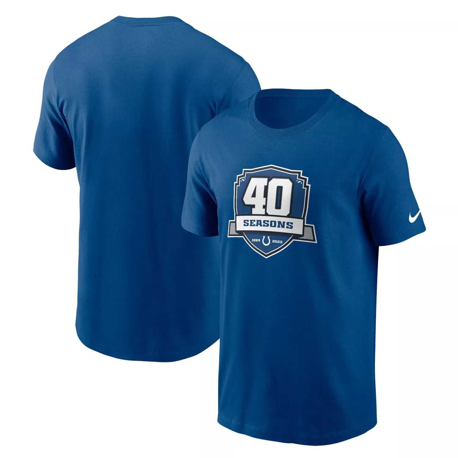 Мужская футболка Essential к 40-летию Royal Indianapolis Colts Nike