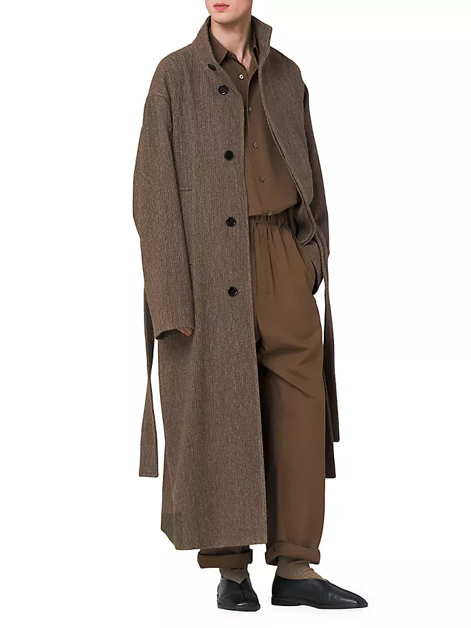 

Халат Тканое Пальто Lemaire, цвет dark brown beige