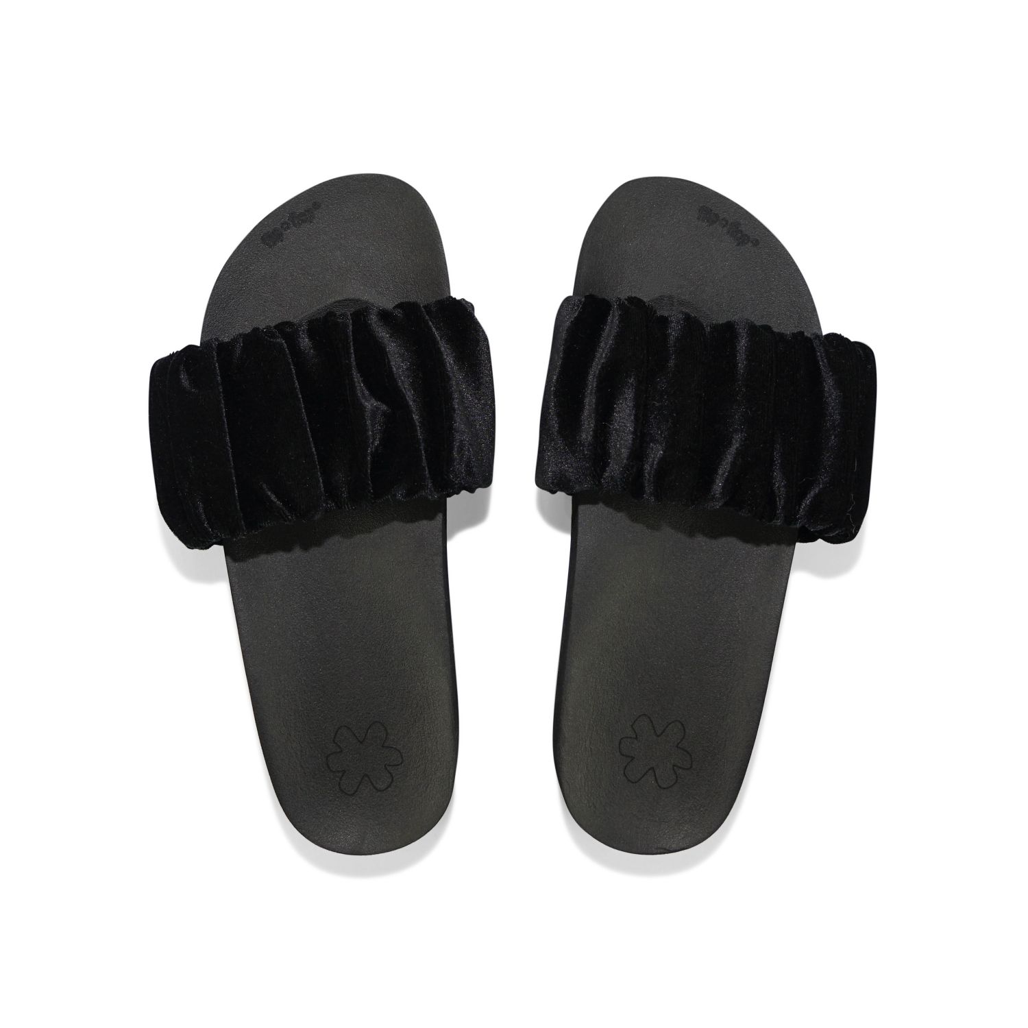 Мюли Flip Flop Sandale pool*gentle velvet, черный