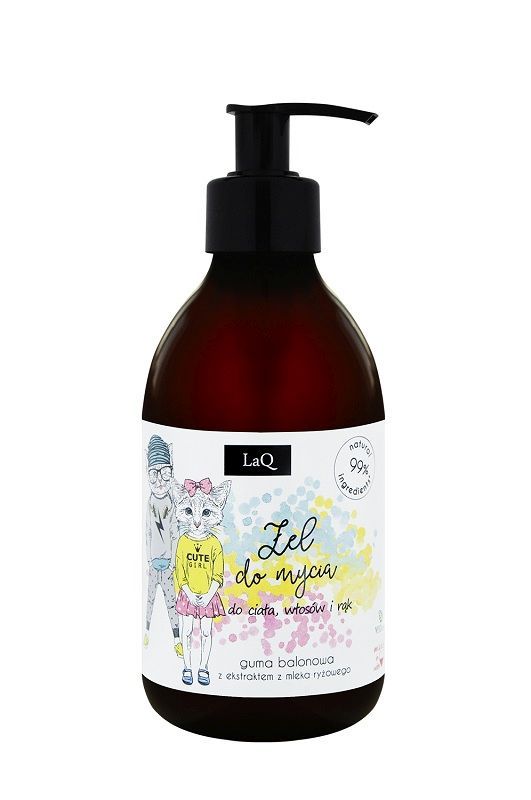 LaQ Guma Balonowa гель для мытья тела и волос детский, 300 ml