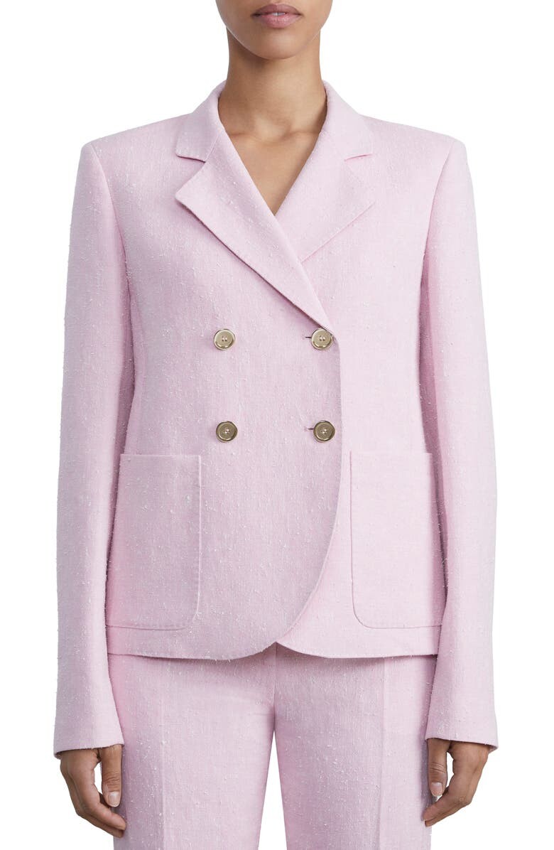 

Двубортный блейзер из льняного и шелкового твида LAFAYETTE 148 NEW YORK