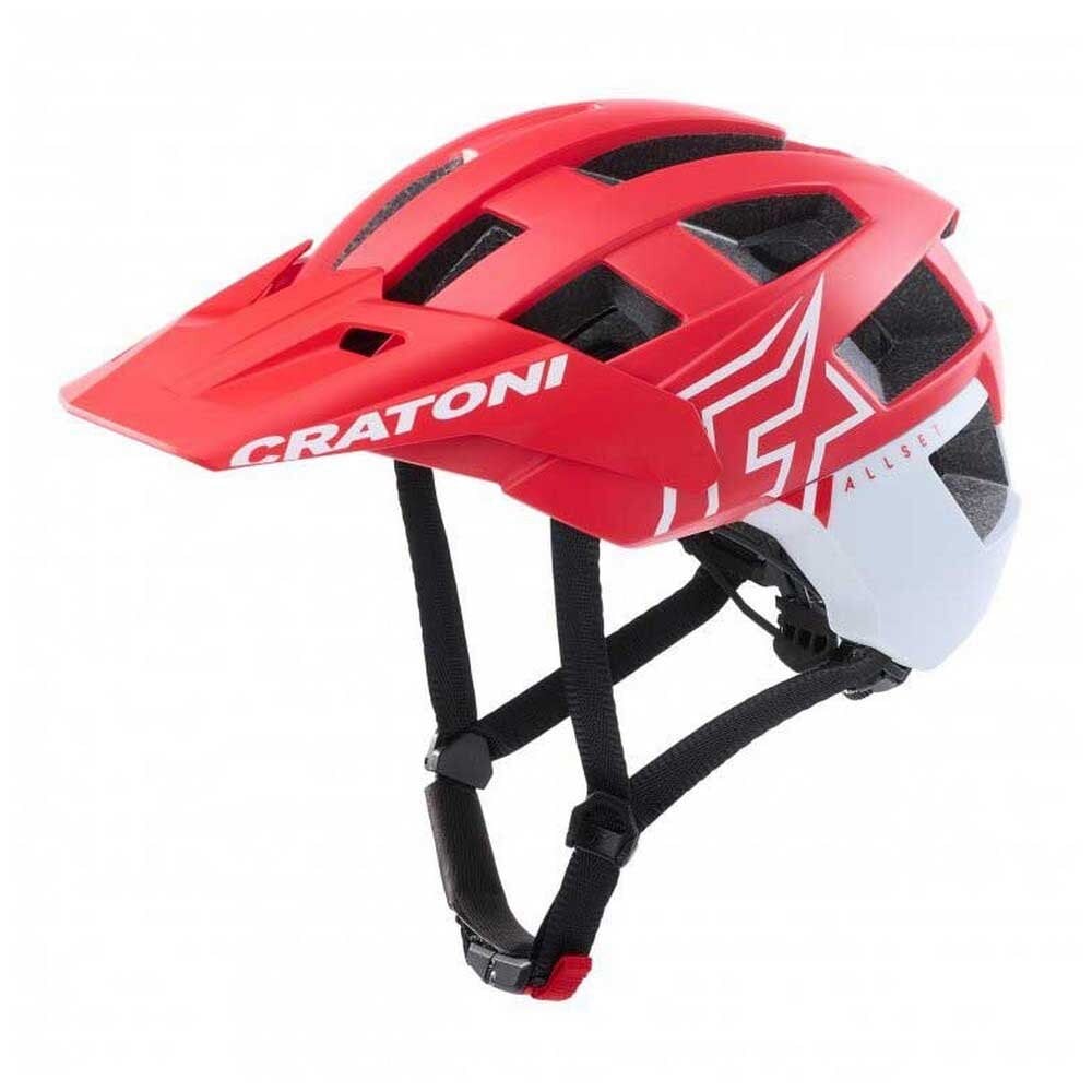 

Велосипедный шлем Cratoni AllSet Pro MTB, красный