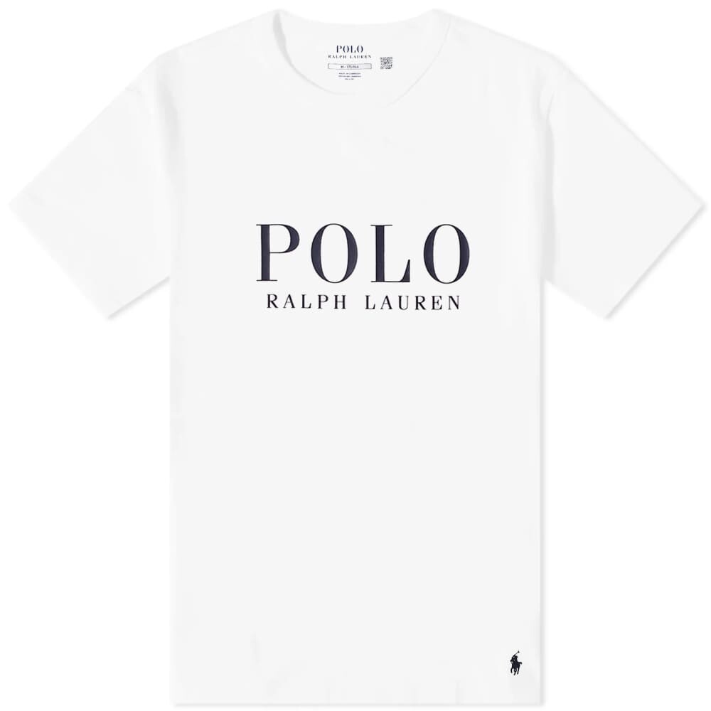 

Футболка с логотипом Polo Ralph Lauren Lounge, белый