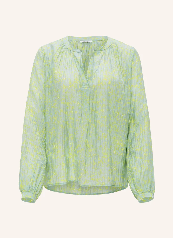Блузка-рубашка фэйзи Opus, зеленый