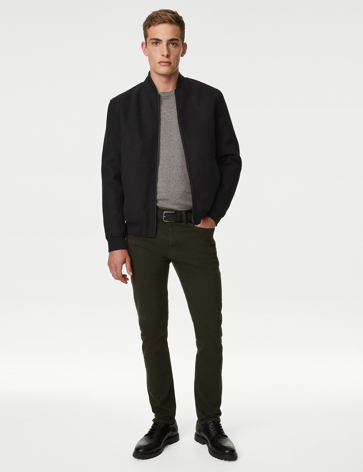 

Куртка бомбер Marks & Spencer, черный