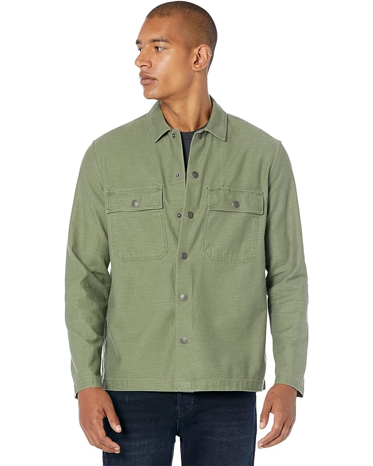 

Рубашка AllSaints Radar Long Sleeve Shirt, зеленый