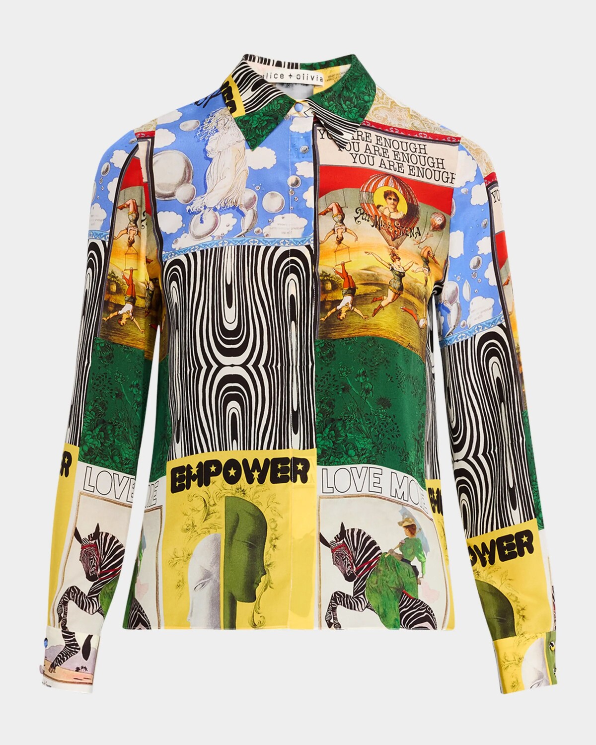 

Топ с планкой Haute Couture Willa Alice + Olivia, цвет Haute Couture