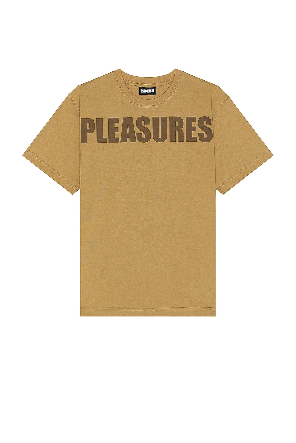 Футболка Pleasures Expand Heavyweight T-shirt, коричневый