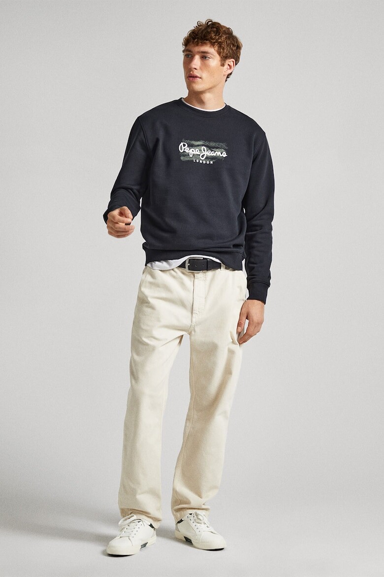 

Свитшот с овальным вырезом Pepe Jeans London, черный