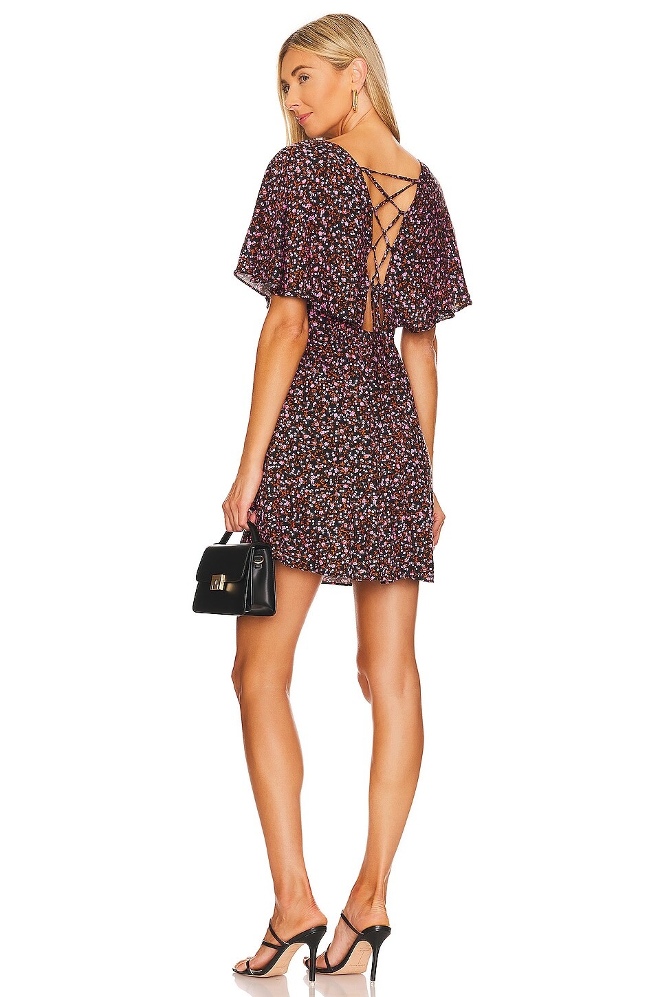

Платье мини Free People Florence, цвет Evening Combo