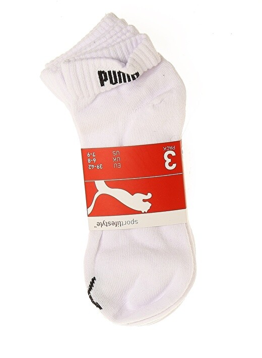 

Белые короткие носки унисекс Puma